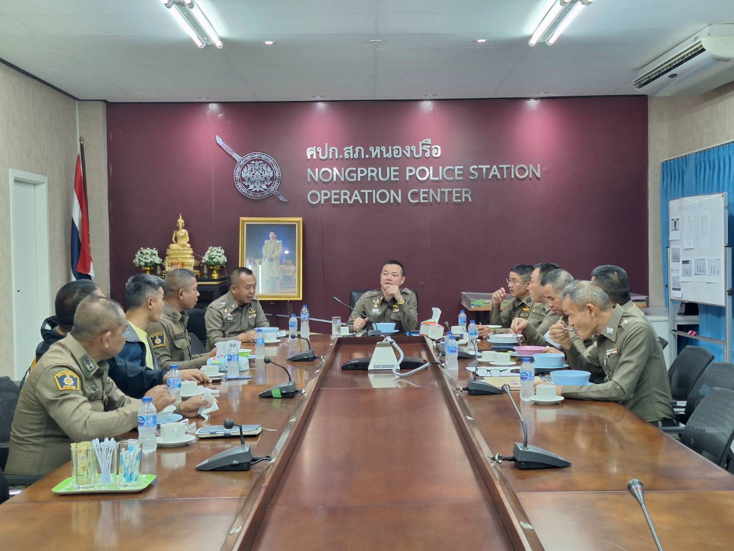 ประชุม Morning Brief และสภากาแฟ กำชับการปฏิบัติ