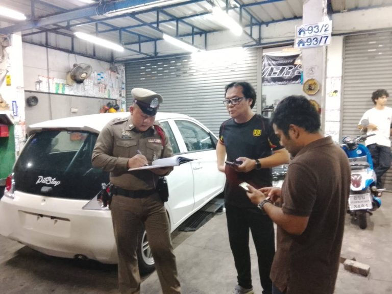สภ.หนองปรือ เร่งตรวจสอบเหตุเพลิงไหม้รถยนต์ในพื้นที่ พร้อมอำนวยความสะดวกผู้เสียหาย 🔥